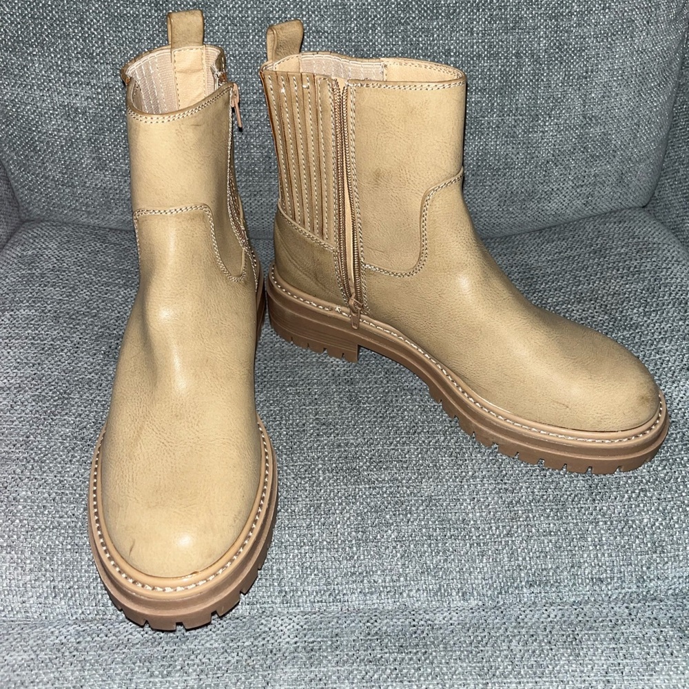 Brand New- Tan Ankle Boots